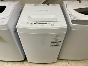 東芝 洗濯機 AW-45M7 2019年製 ホワイト 中古品 ■直接引取り者歓迎■