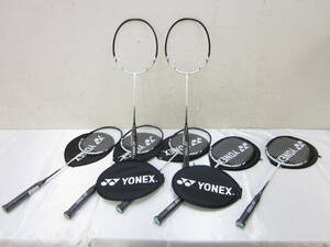 YONEX ヨネックス マッスルパワー 2 MUSCLE POWER 2 バドミントン ラケット 7本 まとめてセット 在庫品 デッドストック 0604121411