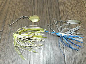 バークレイ 　バークレー　パワースピン　 POWER SPIN Berkley 　13ｇ　+コンパクトスピナーベイト　青　10ｇ　　2個セット