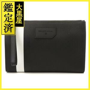 BALLY バリー 　セカンドバッグ　ブラック／ホワイト　アウトレット　PVC　433