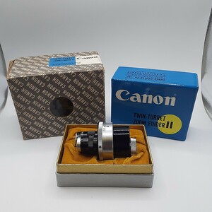 ▼Canon/キャノン ユニバーサルファインダー TWIN-TURRET ZOOM FINDERⅡ 35-50mm 85-135mm 中古品 現状品▼