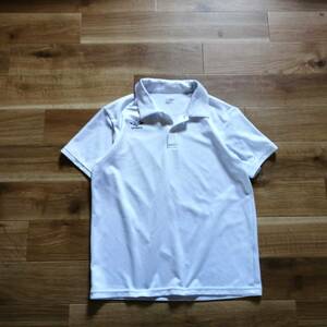 アンブロ UMBRO ポロシャツ ドライシャツ Lサイズ ホワイト 24-0410fu09【4点同梱で送料無料】