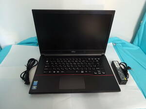 富士通株式会社 品名:LIFEBOOK A574/K 型名:FMVA08004 CPU:i5-4310M 2.70GHz 実装RAM:4GB HDD:320GB DVD-ROM 付属品:アダプタ ジャンク #1