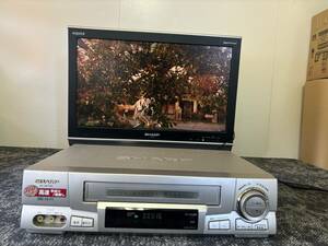 A41 1000円スタート SHARP シャープ VHS ビデオデッキ VC-HF730