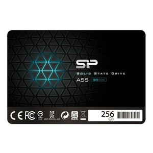 シリコンパワー SSD 256GB 3D TLC NAND採用 SATA3 6Gb/s 2.5インチ 7mm A55シリーズ Windows 10 Home 64bit Microsoft Office 365☆