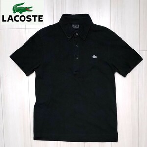 美品 LACOSTE ボタンダウン ポロシャツ 4 メンズ M 半袖シャツ ラコステ ゴルフ