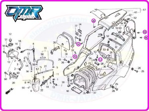 【新品】 ビス (外側/シートカウル) NSR250R MC21