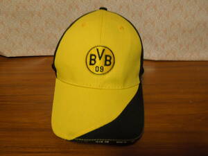 サッカー・ドイツブンデスリーガ・ドルトムントの帽子（フリーサイズ）
