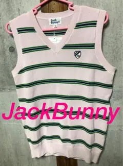 JackBunny ジャックバニーロゴデザインベスト新品未使用サイズ2