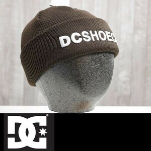 【新品:送料無料】20 DC BEANIE DOUBLEWACH DSCU - D.BROWN ビーニー ニット 帽子 スノーボード