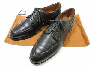 【エドワードグリーン EDWARD GREEN】 ドーバー DOVER 筆記体ロゴ 外羽根 レザー ドレスシューズ 靴 (メンズ) size6.5E32 黒 ■30MZA4999■