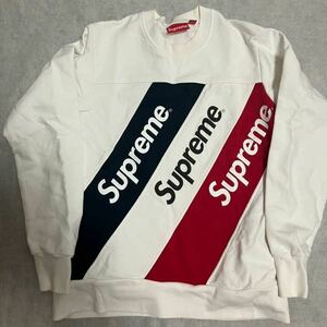 supreme athletic crew neck 15ss シュプリーム スウェット ホワイト　S トレーナー 