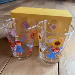 マドレーヌちゃん　ガラスコップ2個セット