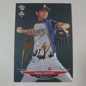 2013 BBM 1st 100枚限定 大谷翔平 ルーキーカード 金箔サインカード (OHTANI ROOKIE)北海道日本ハムファイターズ ドジャース