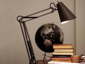 デスクランプ（黒）アームライト 照明 タスクライト 間接照明 インダストリアル ランプ 机用
