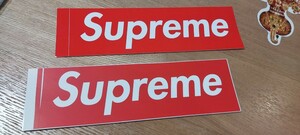 レア☆　Supreme Logo ステッカー シュプリームステッカー Sticker　初期　艶消し　艶なし　ボックス