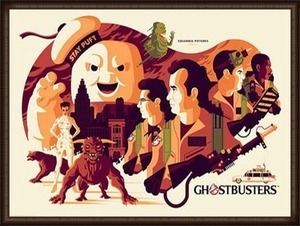 Ghostbusters ゴーストバスターズ　限定375枚　手書きナンバリング入り（トム ウェイレン） 額装品