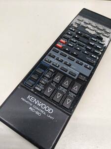 【F-19-53】ジャンク　 Kenwood Rc-80 Remote Control Km208 Krv7010　リモコン
