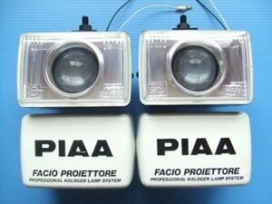 新品 PIAA950 角型 15cm プロジェクターランプ H1バルブ ピア フォグランプ 旧車 昭和 角形 ホワイトレンズ 当時物 品番 PK9511 sub