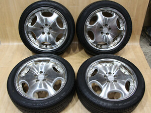 B51 深リム ENKEI AME SHALLEN シャレン 17X7J+48 PCD100 215/45R17 アリオン プリウス30 20 CT200h ウィッシュ シエンタ カルディナ 山梨