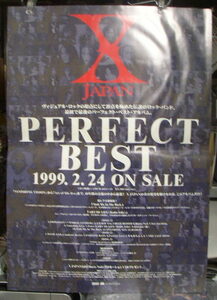 X JAPAN / PERFECT BEST /ポスター!!