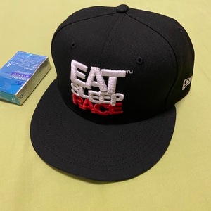 EatSleepRace 　黒　スナップバック　USDM イートスリープレース　ニューエラ　New Era