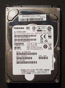 東芝 AL15SEシリーズ 2.5 HDD 1.2TB SAS エンタープライズモデル