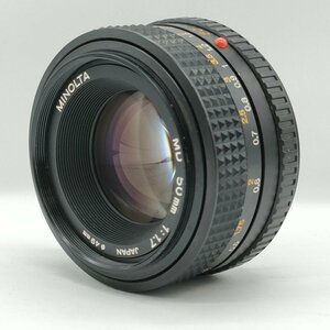 カメラ Minolta MD 50mm f1.7 一眼レフ レンズ 現状品 [7755KC]
