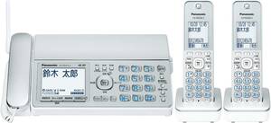子機2台付 パナソニック デジタルコードレスFAX 留守番 電話機 (PD315-SorPZ310-S子機1台付＋増設子機1台）迷惑電話対策、SDカード