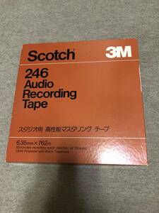 録音テープ　１０インチ テープ巾1／４インチ ３M スコッチ　２４６　未使用