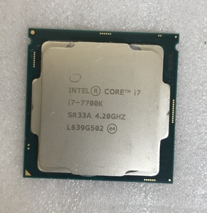 CPU インテル Core i7-7700K 4.20GHz SR33A LGA1151 Intel Core i7 7700K i7 第7世代 プロセッサー 中古動作確認済み