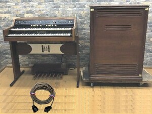 ▲▽a050 ヴィンテージ HAMMOND ハモンドオルガン 18450J ROTOSONIC ロータリースピーカー セット 100V 60Hz 通電確認△▼