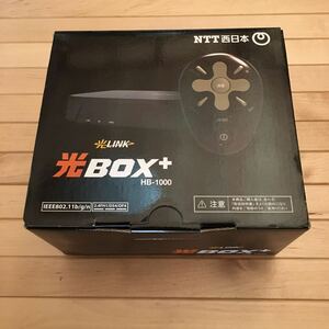 NTT西日本 光BOX+ HB-1000 未開封　未使用品　光ボックス