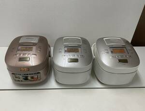 【F006】ジャンク品　RC-10VSE3　RC-10VQH　RC-10VQH　TOSHIBA　東芝　炊飯器　まとめ売り　3台セット