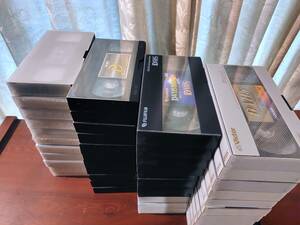 【送料込】中古D-VHSテープ　44本　　Panasonic DF-360 　maxell DF-360 　FUJIFILM DF-300 　VICTOR DF-240 他