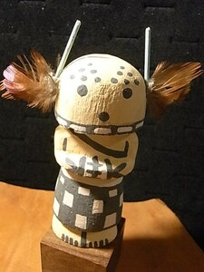 USA INDIAN HOPI KACHINA DOOLホピ族カチナドールSusopa/Cricketスーシパ/クリケット/コオロギ精霊アメリカントリーインディアンジュエリー