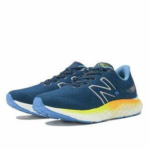 新品タグ付き FreshFoam X Evoz v3 2E幅 ニューバランス new balance MEVOZLH3-2E ネイビー ランニングシューズ　25.5㎝