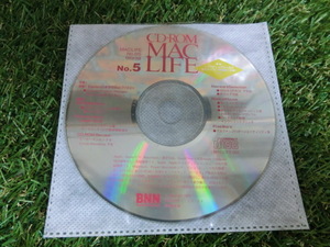 ★MAC LIFE/1995/No5/当時もの/CD-ROM★希少/資料★