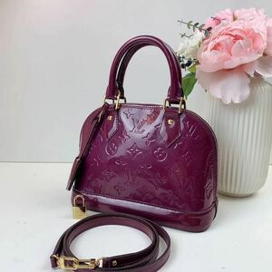 Louis Vuitton 美品 アルマBB ヴェルニ ハンドバッグ