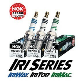 [NGK] イリシリーズプラグ IRIWAY 熱価8 (1台分セット) 【パジェロイオ [H76W] H14.9~H19.6 [4G93] (SOHC・ECI-MULTI) 1800】