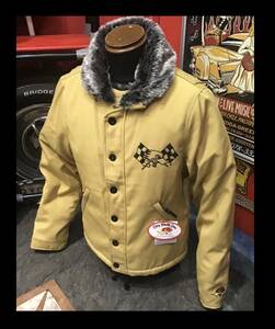 クレイスミス★新品★3922★デッキジャケット【XL】TAN★アメリカンロングリバー55★オリオンエース★CSY-3922★バイカー★ライトニング