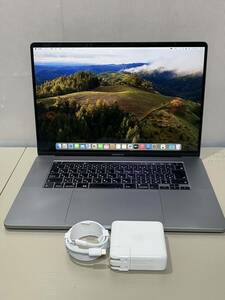 中古　MacBookPro 16-inch 2019 Core i9-9980HK 2.40GHz / 64GB / SSD:512GB / 管理番号55500000001-0000037506