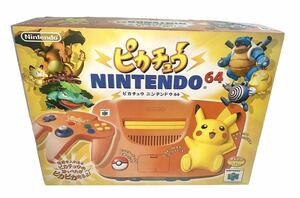 美品　ニンテンドー64 本体　ピカチュウ　オレンジ　イエロー　Nintendo64