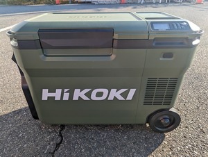 中古品 HiKOKI ハイコーキ 18V コードレス冷温庫 UL18DB(NMG) フォレストグリーン