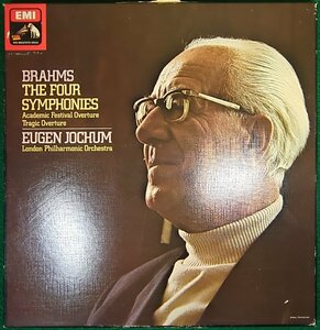 イギリス盤★4LP★ボックス★中古LP「BRAHMS THE FOUR SYMPHONIES / ブラームス交響曲全集」EUGEN JOCHUM / ユージーン・ヨッフム