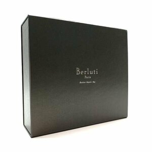 Berluti ベルルッティ 空箱 箱のみ 収納ケース ボックス BOX スライド式 保存箱 カーキ グリーン 20×18.5×6cm 付属品 管理RY174