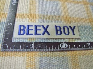 Beex Boy /ワッペン/エンブレム　※ ヤフーショッピングストア/レア物商会・健美堂でも大量出品