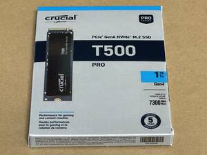 Crucial T500 1TB 新品 2280 SSD M.2 PCIe Gen4x4 NVMe 5年保証 送料無料 東京発送