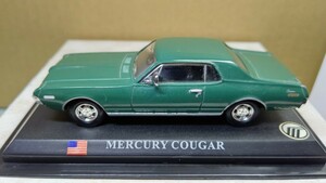 スケール 1/43 MERCURY COUGAR ！ アメリカ 世界の名車コレクション！ デル プラド カーコレクション！ 