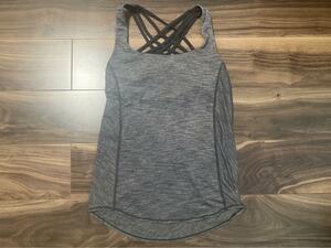 ルルレモン lululemon Wild Tank タンクトップ サイズ4 ※ほつれ箇所有・説明ご参照